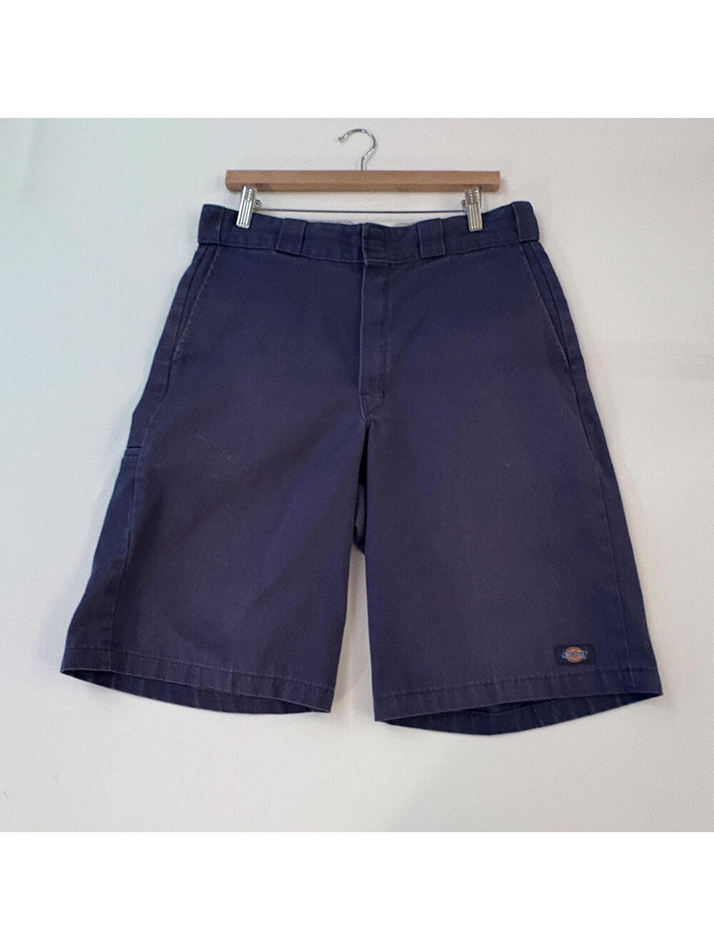 Dickies Loose Fit Navy Bermuda Shorts Size 34